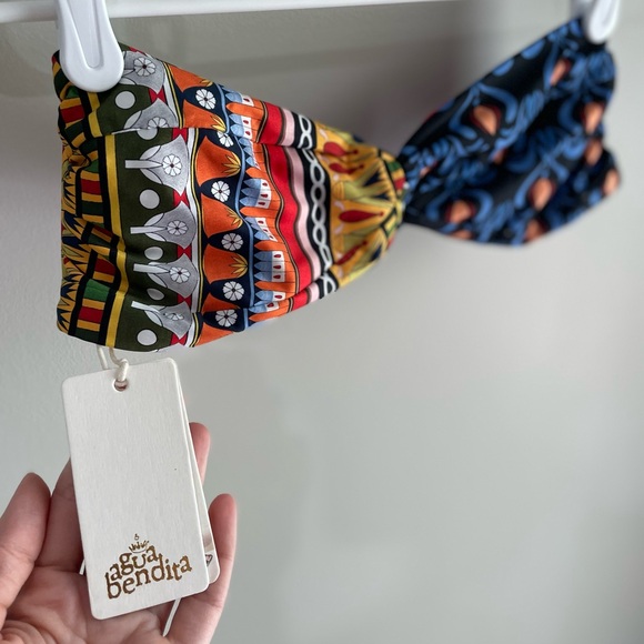 Agua Bendita Stacy Menfis Bikini Set - Bandeau Top/ Bottom - Sizes S/XS - NWT! - Picture 7 of 12